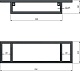 Grossman Мебель для ванной Метрис 50 R/L черная – картинка-19